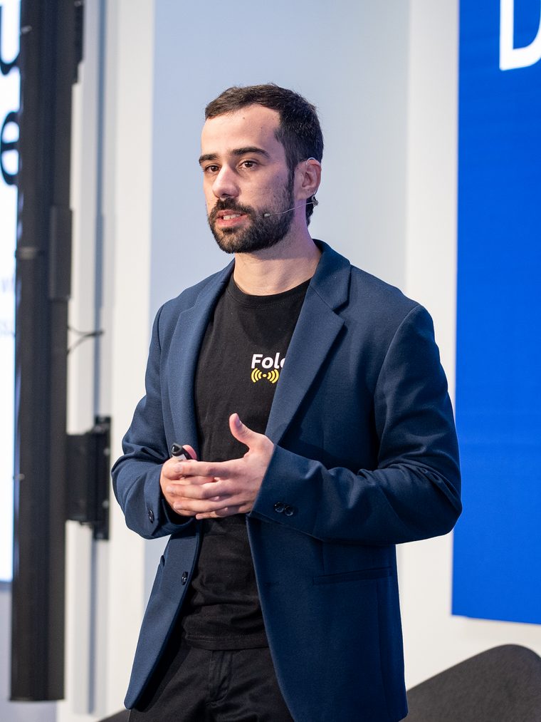 Pablo Pérez, especialista en publicidad online, durante una ponencia