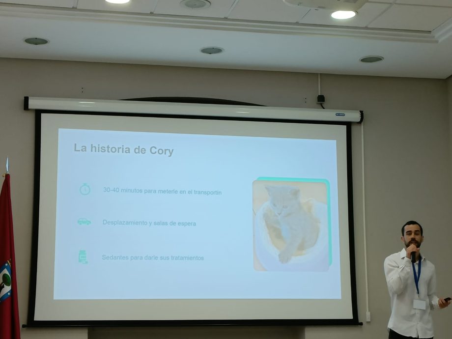 Pablo Pérez en una mentoría de marketing para directivos